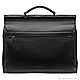 Leather briefcase Versailles (black). Brief case. Russian leather Guild. Online shopping on My Livemaster.  Фото №2