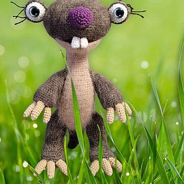 Куклы и игрушки ручной работы. Ярмарка Мастеров - ручная работа Ленивец Сид. Handmade.