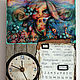 A wall clock-calendar LITTLE GIRL BY THE SEA, Watch, Moscow,  Фото №1