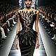 Заказать Котельное платье с изысканной декорацией из пера. Dress2Impress (elenarhamore). Ярмарка Мастеров. . Платья Фото №3