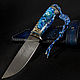 Knife made of Damascus steel ' Sapphire'. Knives. zlathunter. My Livemaster. Фото №5