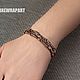 Браслет из меди Ручная работа WireWrapArt. Браслет жесткий. WIREWRAPART Авторские украшения. Интернет-магазин Ярмарка Мастеров.  Фото №2