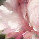 Delicate pink peony from 3 parts. Triple painting with a peony. Pictures. Zabaikalie. My Livemaster. Фото №4