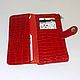 Order Wallet leather ' Red reptile'. Sergei. Livemaster. . Wallets Фото №3