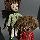 Заказать  Наташа из м/ф Домовенок Кузя. Toys-by-mari-. Ярмарка Мастеров. . Интерьерная кукла Фото №3