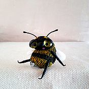 Украшения handmade. Livemaster - original item Bumblebee brooch 