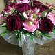 Большой букет роз. Букеты. Tatyana charme_sweetflowers (Tatiys). Ярмарка Мастеров.  Фото №6