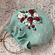 Felted bag 'Mint-cranberry dessert'. Classic Bag. crafts philosophy. My Livemaster. Фото №4