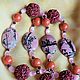 beads: ' Rudraksha - tears of Shiva' Rhodonite with a natural pattern!, Beads2, Moscow,  Фото №1