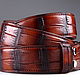 Order Crocodile leather Belt IMA3302UK. CrocShop. Livemaster. . Straps Фото №3