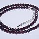 Choker beads with natural faceted pomegranate. Chokers. podaro4ek22. My Livemaster. Фото №5
