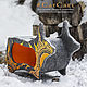 "Корги" Эко-Дом д/собак мелких пород и кошек). Домик для питомца. Cat Cart. Интернет-магазин Ярмарка Мастеров.  Фото №2