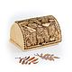 Bread box for 1 loaf ' Birds in Rowan». Wooden bread bin. The bins. SiberianBirchBark (lukoshko70). Online shopping on My Livemaster.  Фото №2