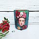 Pencil Frida Kahlo. Pencil holders. MissDecoupage. Online shopping on My Livemaster.  Фото №2