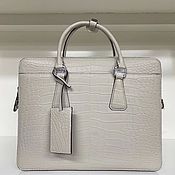 Сумки и аксессуары handmade. Livemaster - original item Classic bag - briefcase made of genuine leather crocodile.. Handmade.