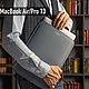 Чехол для MacBook 13" вертикальный серый, Чехол, Краснодар,  Фото №1