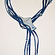 choker leather 'Paper boat', Necklace, Moscow,  Фото №1