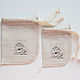 6h8cm. Linen, beige, unpainted pouches, Bags, Krasnoyarsk,  Фото №1