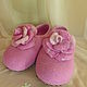 Lilac felted slippers for women with roses. Slippers. Larissa Permjakova. Online shopping on My Livemaster.  Фото №2
