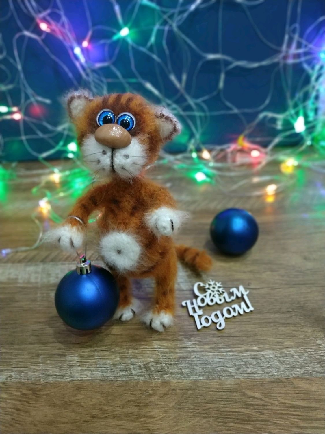 Вязаный тигр, сувенир, тигренок, игрушка, символ года в интернет ...