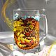 Стеклянная пивная кружка "Скорпион" подарок мужчине, Кружки и чашки, Тула,  Фото №1
