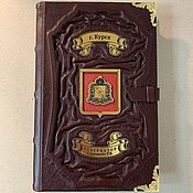Сувениры и подарки handmade. Livemaster - original item Personalized burgundy diary (gift leather). Handmade.
