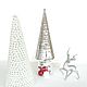 Елочка новогодняя Жемчужная и Серебрянная в комплекте. Елки. Irina Christmas Decor. Интернет-магазин Ярмарка Мастеров.  Фото №2
