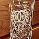Заказать Свадебные фужеры с раскраской. GLASS-DECO. Ярмарка Мастеров. . Бокалы свадебные Фото №3