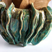 Для дома и интерьера handmade. Livemaster - original item Vases: Ceramic vase. Handmade.