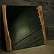 Mirror in a wooden frame live edge, Mirror, St. Petersburg,  Фото №1