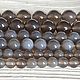 Серый дымчатый агат  бусины 6, 8, 10 мм. Бусины. Divine Gems. Интернет-магазин Ярмарка Мастеров.  Фото №2
