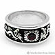  Серебряное кольцо Два дракона MTR-21038R. Кольца. Blacksilver. Интернет-магазин Ярмарка Мастеров.  Фото №2