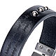 Bracelets with metal inserts and engraving. Bead bracelet. V&V Leather Studio. Online shopping on My Livemaster.  Фото №2