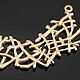 Connector-pendant art.5-35 for jewelry, glossy gilding, Connectors, Vladivostok,  Фото №1