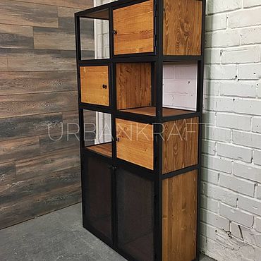 Шкафы: Шкаф из сосны и металла. Urban Craft/Городское Ремесло. Мебель ручной работы - Ярмарка Мастеров Мебель ручной работы. Ярмарка Мастеров - ручная работа Шкафы: Шкаф из сосны и металла. Handmade.