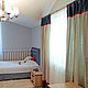 Curtains with loops in a marine style. Curtains1. Designer-Mart (designer-mart). My Livemaster. Фото №5