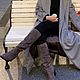 Пальто-халат серое из шерсти Макс Мара. Пальто. Olga Verbitskaya.Тихая роскошь.. Ярмарка Мастеров.  Фото №6