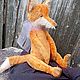 Старый лис "Жак". Тедди Зверята. Тв. маст. ' В некотором царстве...'. Ярмарка Мастеров.  Фото №4