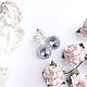 Серьги с кристаллами Swarovski. Серьги классические. Анастасия (Dianze). Ярмарка Мастеров.  Фото №6