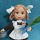 Игрушки из ваты: "Первое сентября!"", Куклы и пупсы, Котово,  Фото №1
