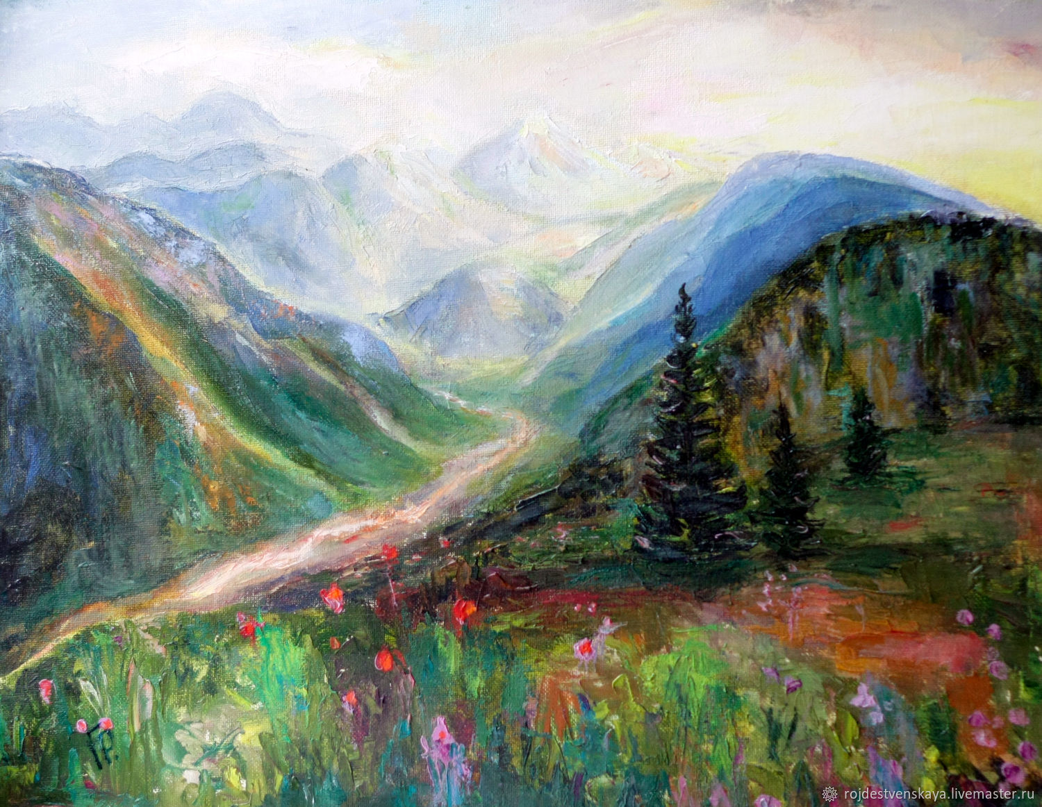 Лорен Карпентер горный пейзаж