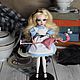 Monster high doll repaint, custom OOAK, Alice in Wonderland. Custom. miriam-dollhouse (miriam-dollhouse). My Livemaster. Фото №5