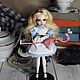 Кукла ООАК Monster High Алиса в Стране чудес. Кукла Кастом. Юлия Кас (miriam-dollhouse). Ярмарка Мастеров.  Фото №5