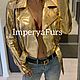 Заказать Куртка из кожи Gold питона!. YANA KRAFT BRAND. Ярмарка Мастеров. . Куртки Фото №3