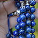 The rosary is small !with video! Buddhas of Medicine - Lapis Lazuli Rosary Buddhism. Rosary. Jewerly for Happiness. Online shopping on My Livemaster.  Фото №2