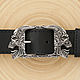Order Leather belt 'Reflection' nickel silver. apanasovru. Livemaster. . Straps Фото №3
