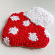 Подставки под кружку Мухомор ковровая вышивка. Подставка под горячее. ArtKnitDesign Свитера Уизли. Ярмарка Мастеров.  Фото №6
