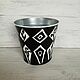 Order pots: Pots with painted. Black and white. Leksadekor (leksadekor). Livemaster. . Pots1 Фото №3