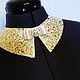 Vorotnichek Cold Universal / brocade, gold, Collars, Moscow,  Фото №1