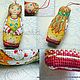 Вышитая игрушка матрешка Лето. Кукла Кастом. Rukarnyushki. Ярмарка Мастеров.  Фото №4